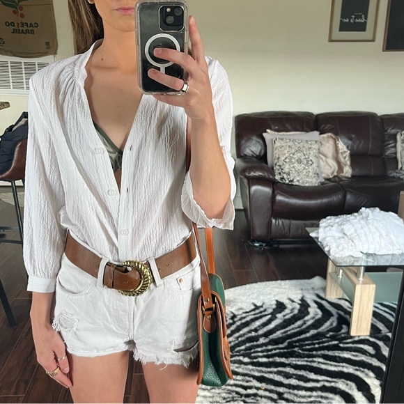 Textured Basic Blouse - Picture 1 of 5